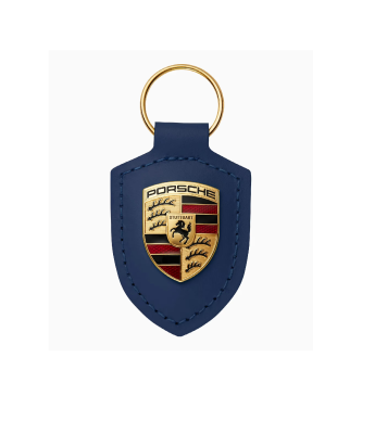 Porsche crest keyring – Blue